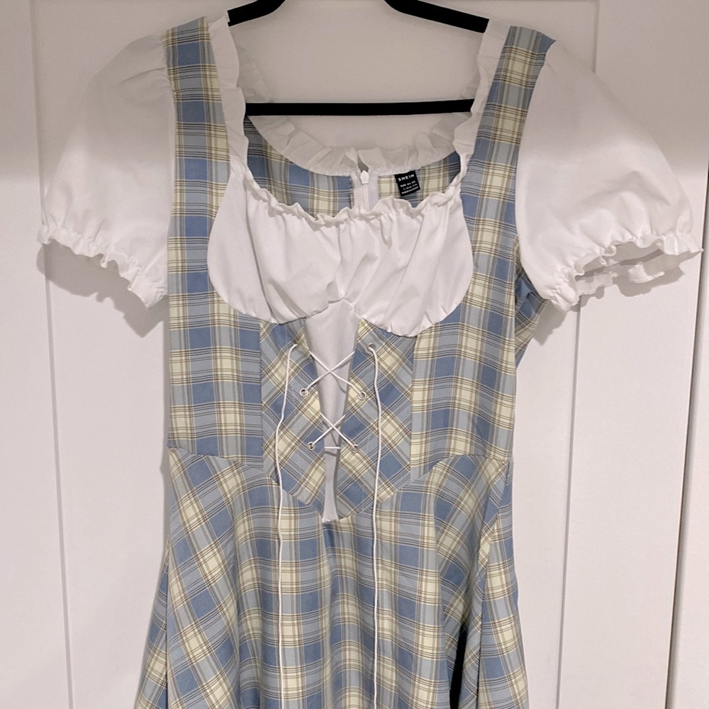 shein cottage core dress